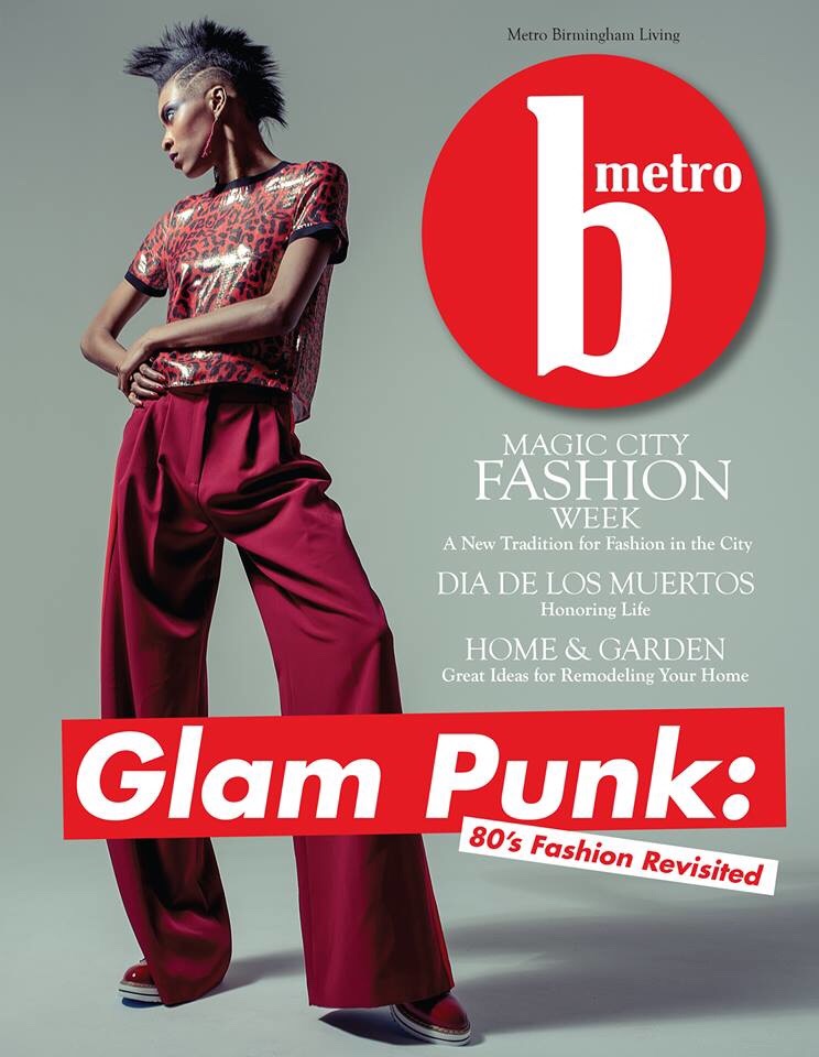 B-Metro Magazine Glam Punk Cover